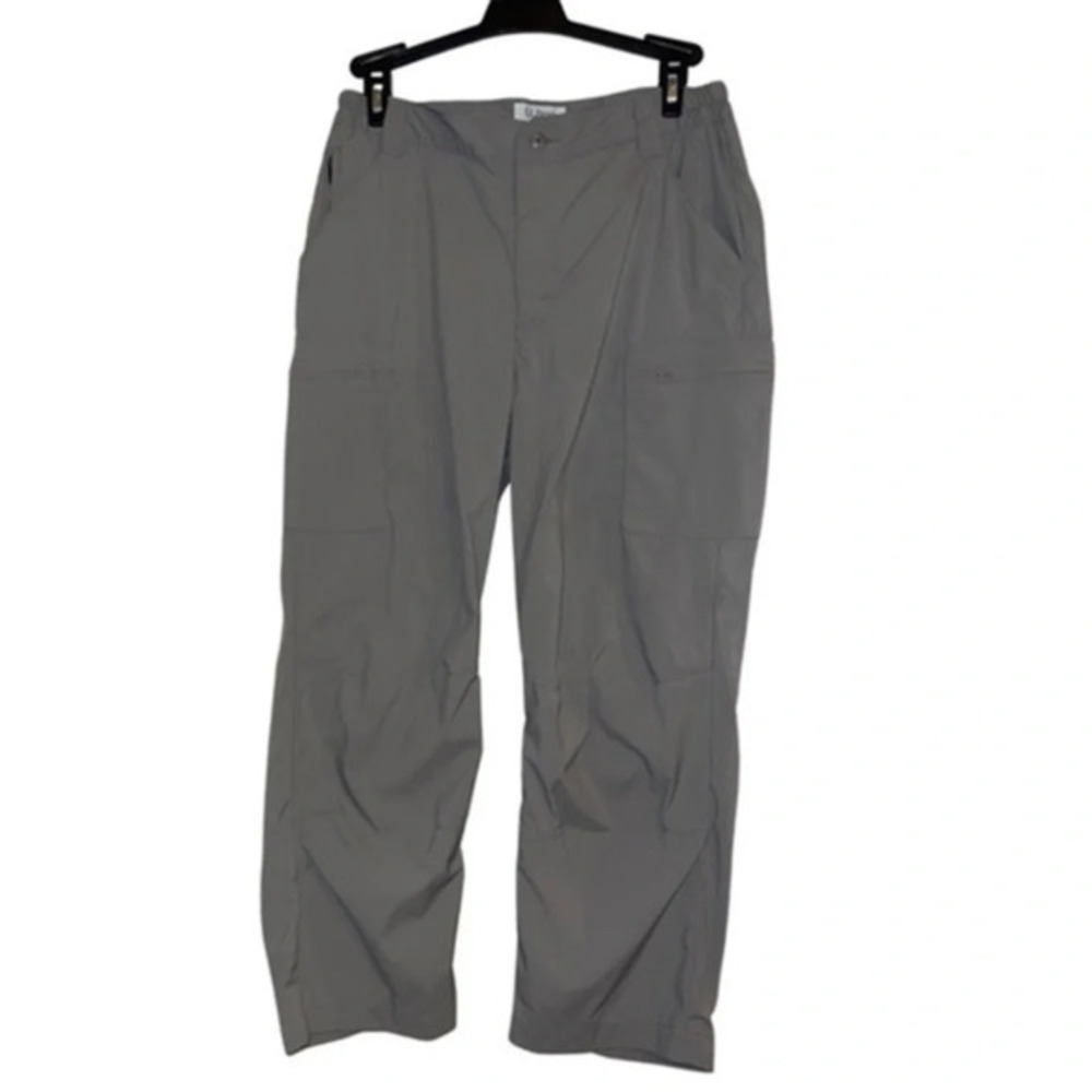 L.L. Bean Tropicwear Capri Pants elastic waste thigh and hip pockets Size XS